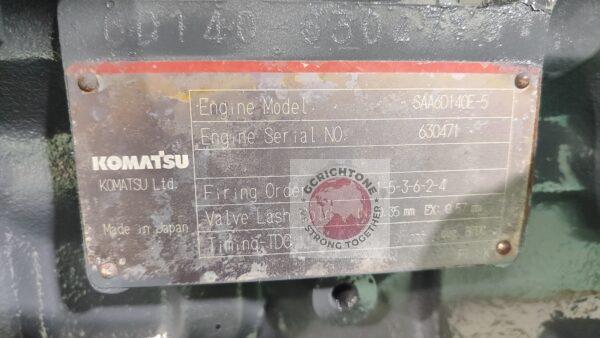 Diesel engine Komatsu SAA6D140E-5