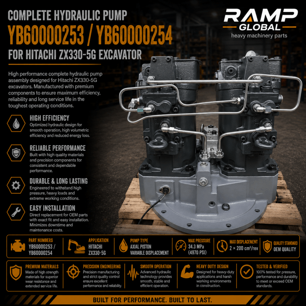 Complete Hydraulic Pump YB60000253 YB60000254 for Hitachi ZX330-5G